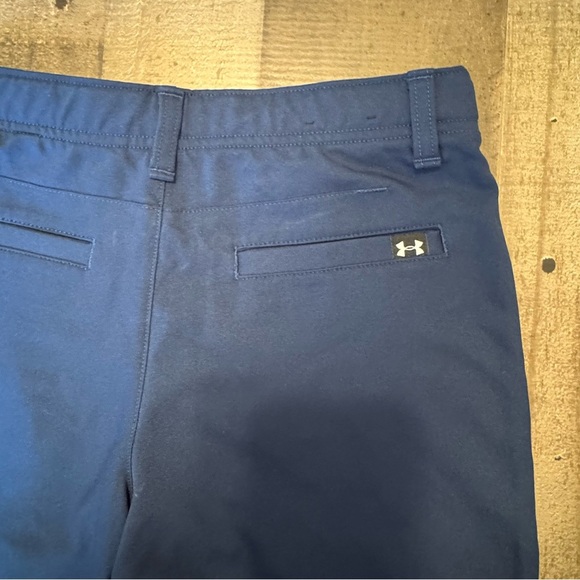 Under Armour Blue Athletic Shorts Classic Style Uniform Shorts Youth Medium - Picture 3 of 7